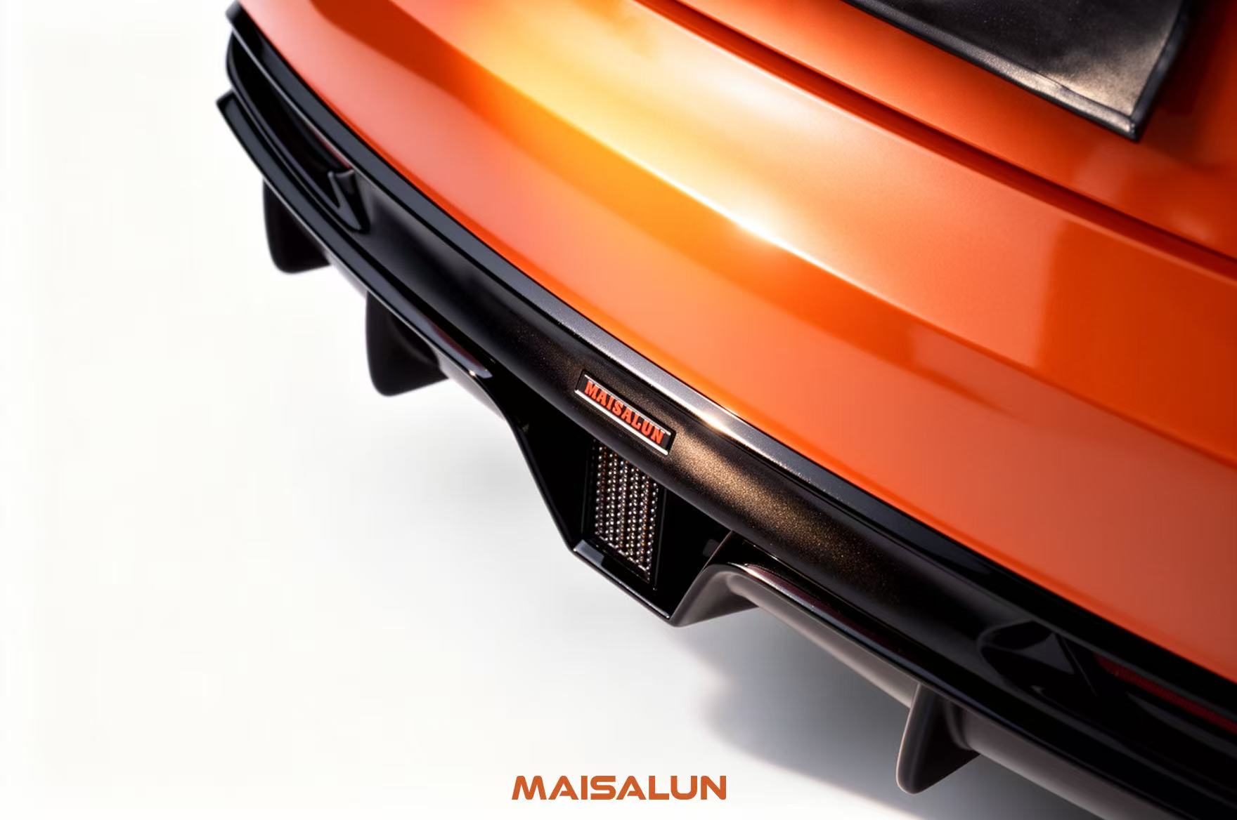 Close detail of a gloss aero accessory from the right side